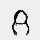 Écharpe Skull Ring Wrap - Alexander McQueen - Soie - Noir
