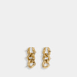 Boucles D'oreilles Hoop - Acne Studios - Métal - Doré
