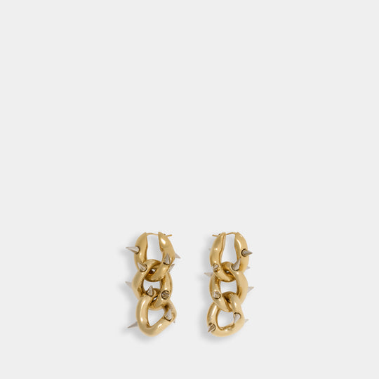 Boucles D'oreilles Hoop - Acne Studios - Métal - Doré