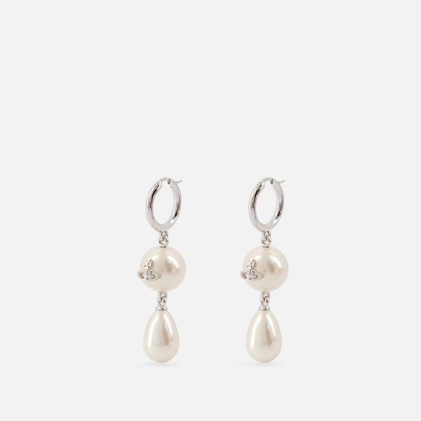 Boucles D'oreilles Martha - Vivienne Westwood - Métal - Argenté