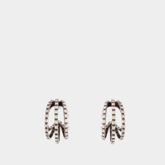 Boucles D'oreilles Large Hoops - Isabel Marant - Métal - Argenté