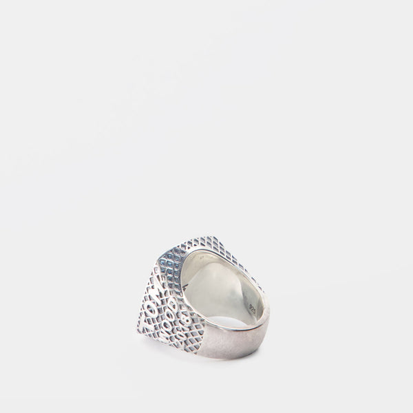 Bague Cushion Gold en Argent et Or