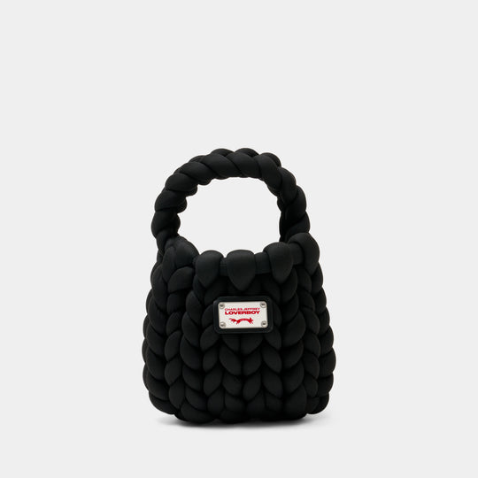 Sac À Main Mini Marshmallow - Charles Jeffrey Loverboy - Synthétique - Noir