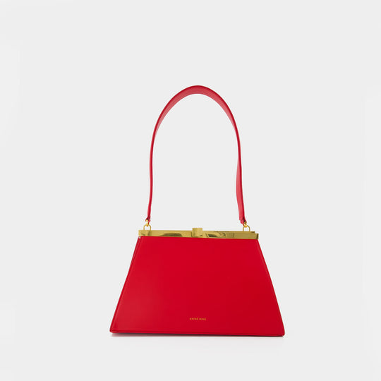 Sac Porté Épaule Anine - ANINE BING - Cuir - Rouge