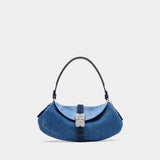 Sac À Main B Kat - Ganni - Coton - Bleu