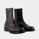 Bottines Camion - OUR LEGACY - Cuir - Noir