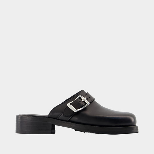 Mules Camion - OUR LEGACY - Cuir - Noir
