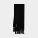 Écharpe Estate - OUR LEGACY - Laine - Noir