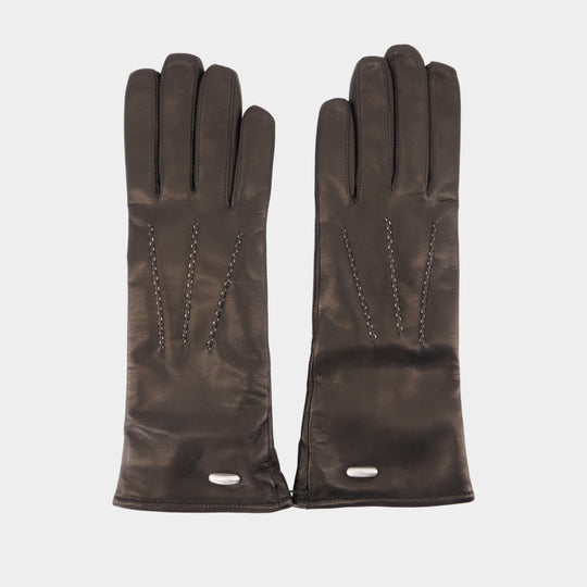 Gants Her - OUR LEGACY - Cuir - Noir