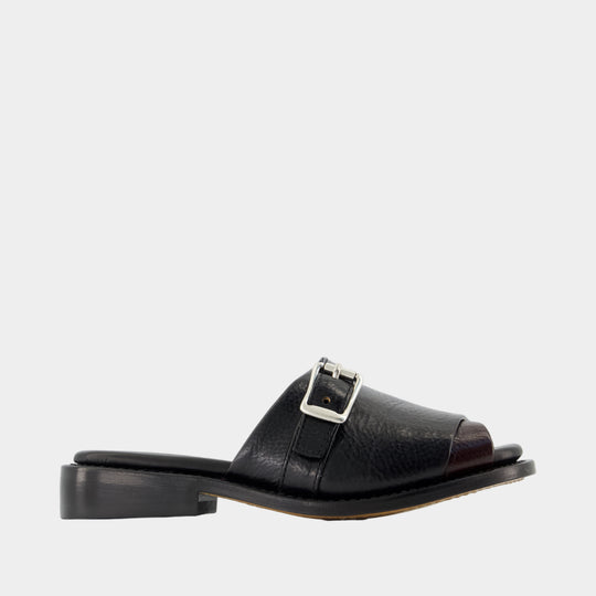Sandales Ginza - OUR LEGACY - Cuir - Noir