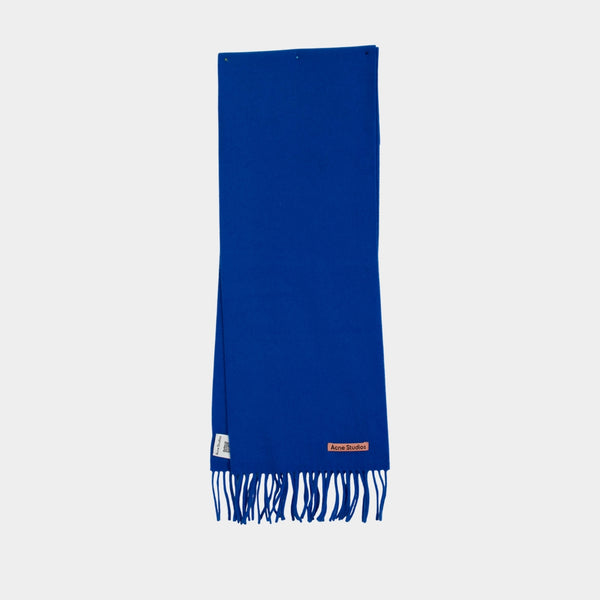 Écharpe - Acne Studios - Laine - Bleu