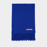 Écharpe - Acne Studios - Laine - Bleu