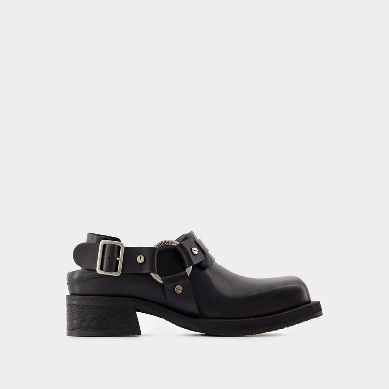 Mules Balius - Acne Studios - Cuir - Noir