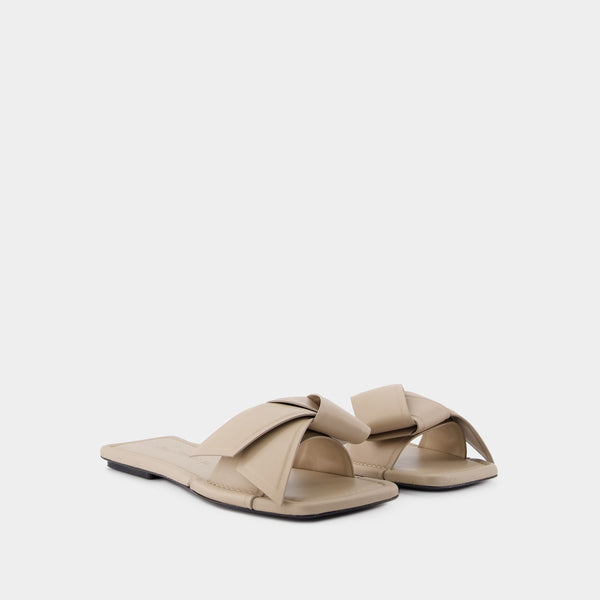 Sandales Musubi - Acne Studios - Cuir - Beige