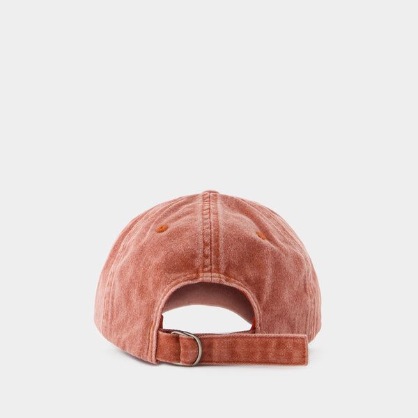 Casquette Carliy Tourist - Acne Studios - Coton - Rouge Brique