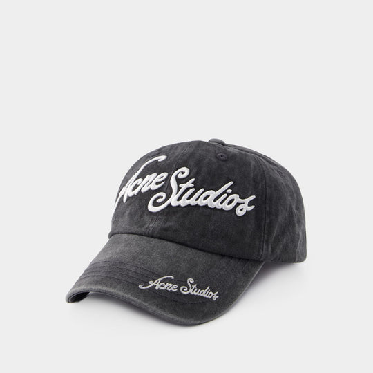 Casquette Carliy Tourist - Acne Studios - Coton - Noir