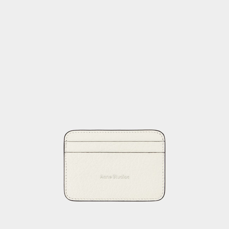 Porte-Carte - Acne Studios - Cuir - Blanc