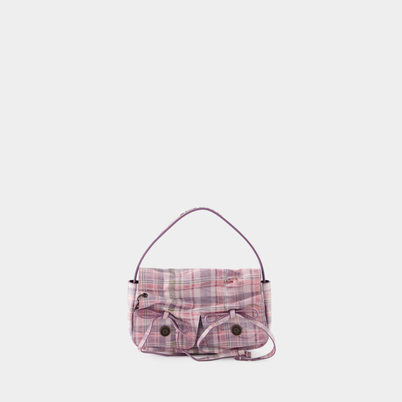 Sac Hobo Atroska Micro - Acne Studios - Cuir - Rose