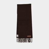 Écharpe - Acne Studios - Laine - Marron