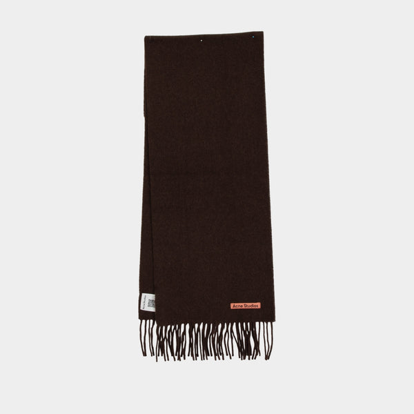 Écharpe - Acne Studios - Laine - Marron