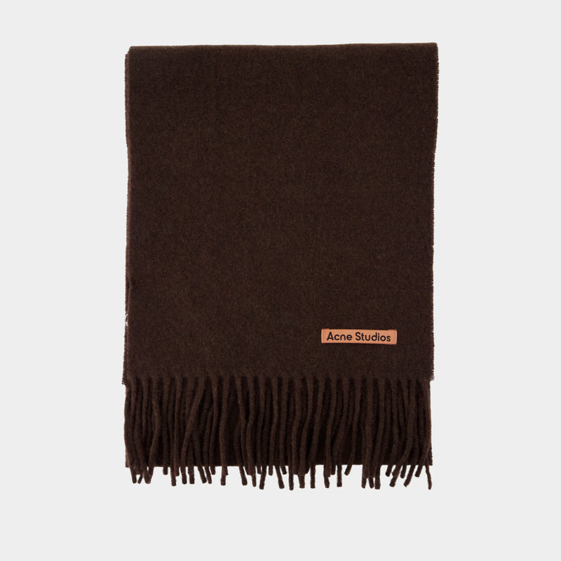 Écharpe - Acne Studios - Laine - Marron