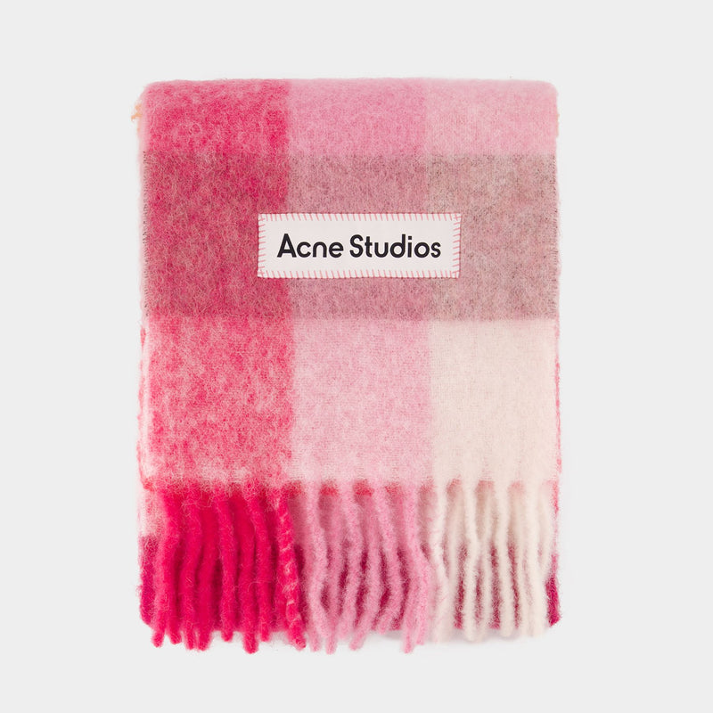 Écharpe Vally - Acne Studios - Laine - Rose