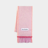 Écharpe Vally Solid - Acne Studios - Laine - Rose