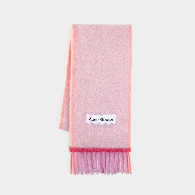 Écharpe Vally Solid - Acne Studios - Laine - Rose