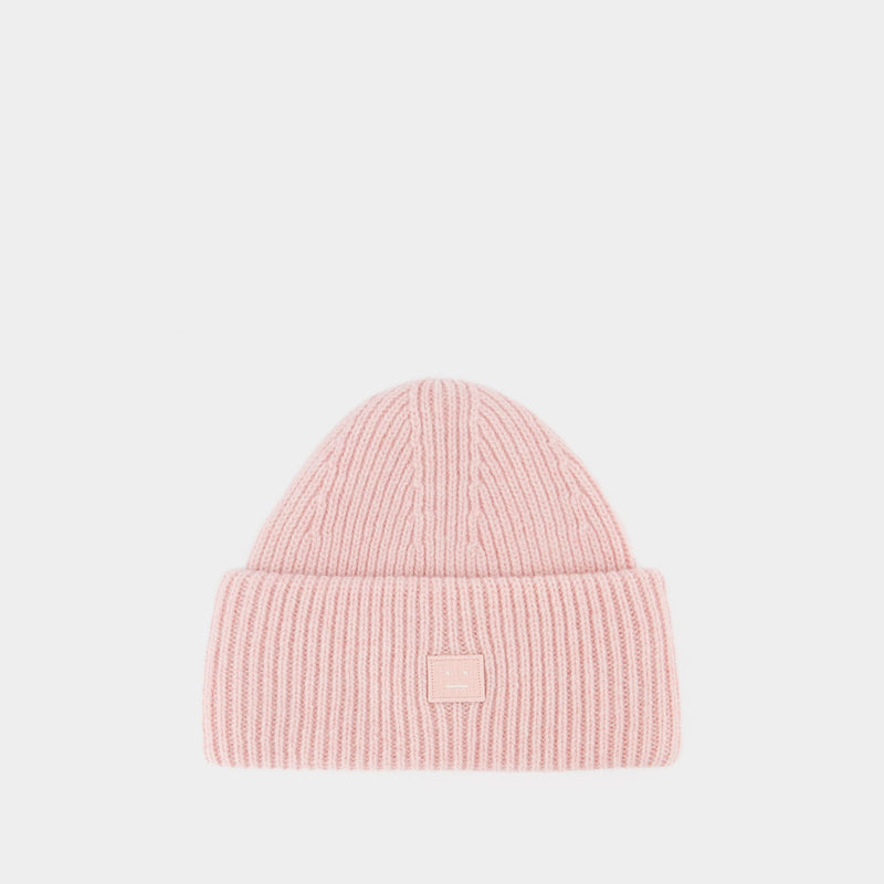 Bonnet Pana Face - Acne Studios - Laine - Rose