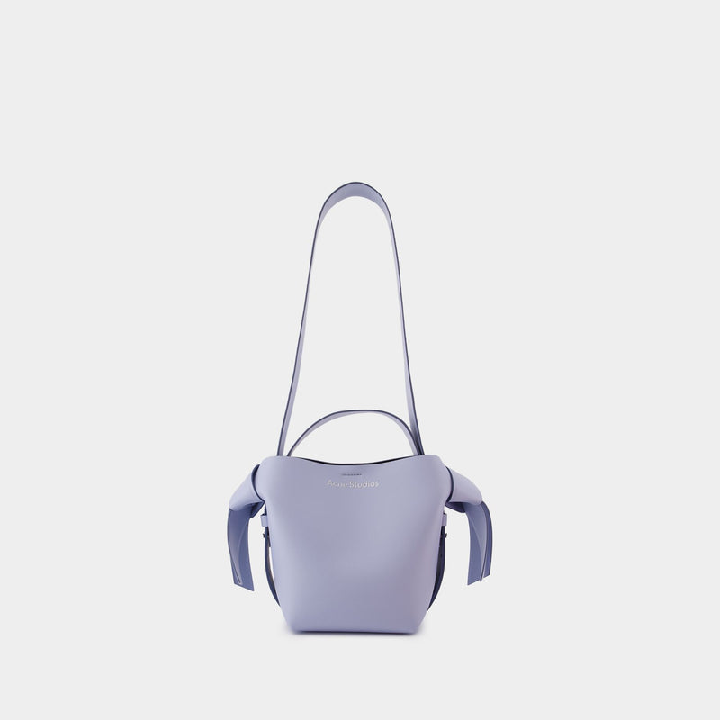 Sac À Bandoulière Musubi Mini R - Acne Studios - Cuir - Bleu