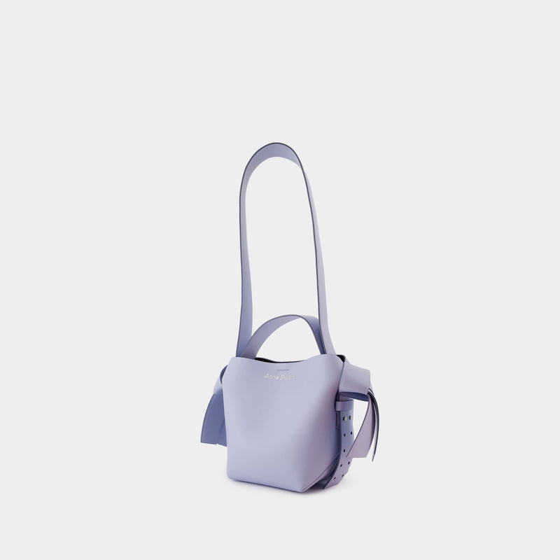 Sac À Bandoulière Musubi Mini R - Acne Studios - Cuir - Bleu