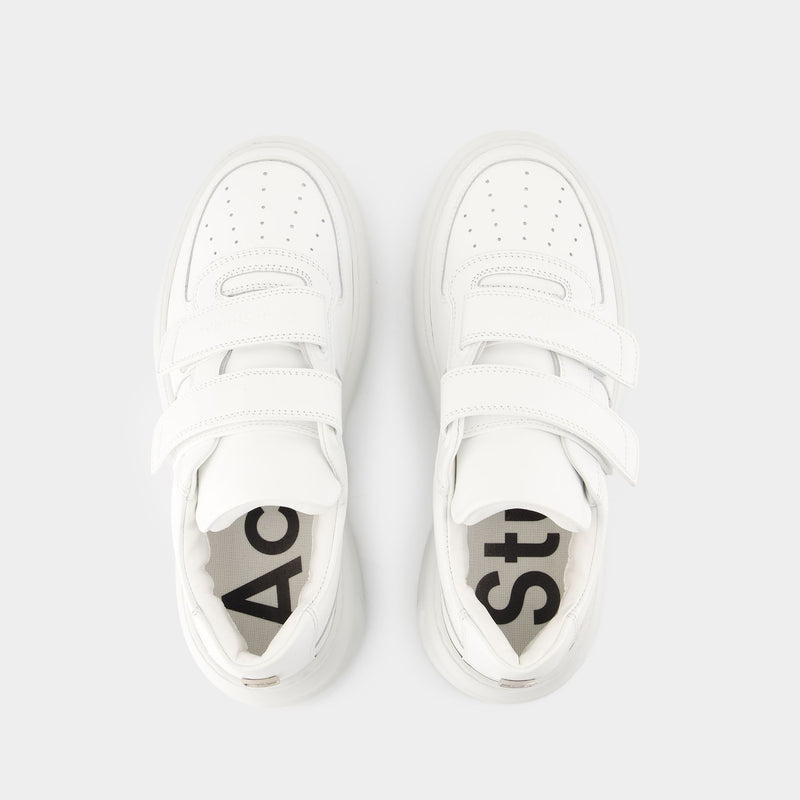 Sneakers Steffey U Friend - Acne Studios - Cuir - Blanc