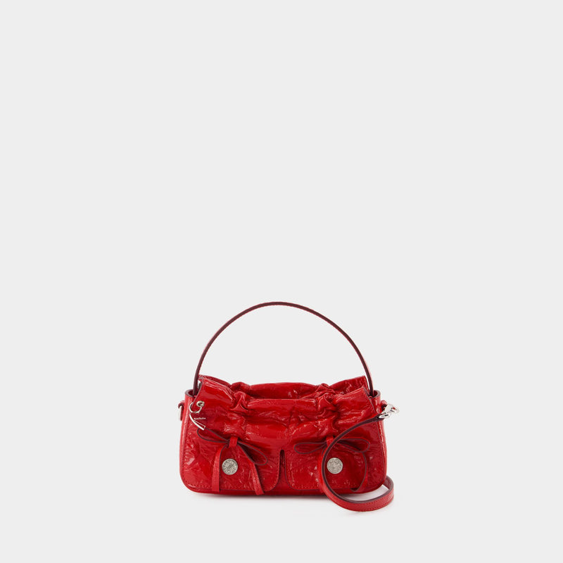 Sac À Bandoulière Multipocket Micro - Acne Studios - Cuir - Rouge