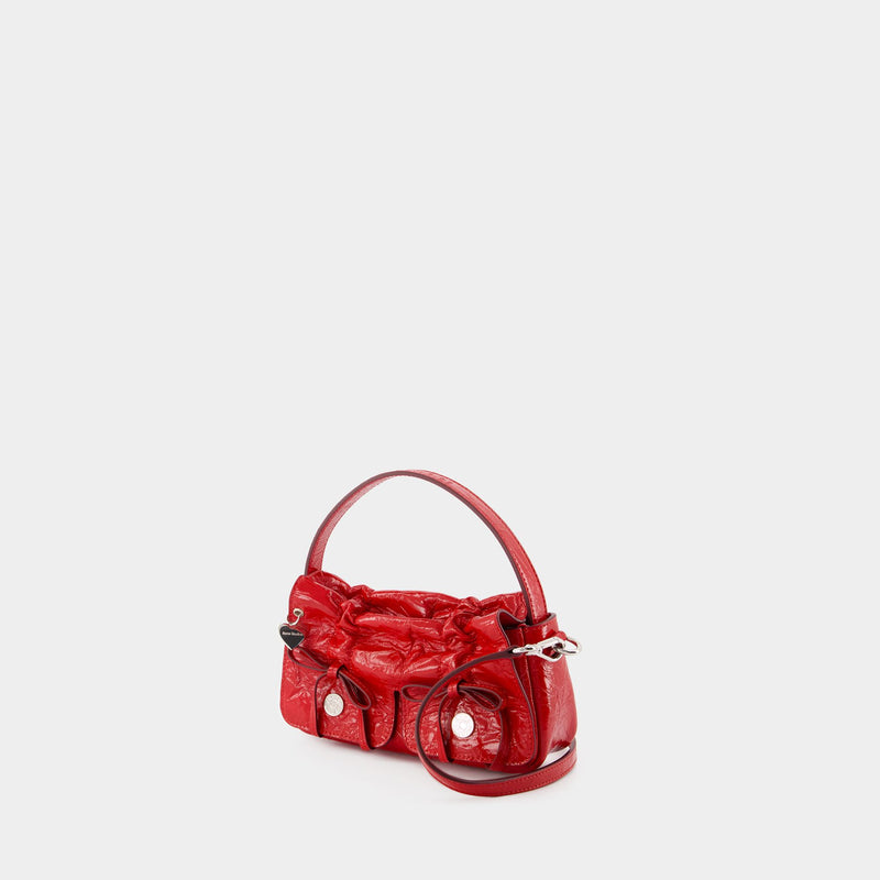 Sac À Bandoulière Multipocket Micro - Acne Studios - Cuir - Rouge