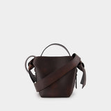 Sac À Bandoulière Musubi Mini Aged R - Acne Studios - Cuir - Marron