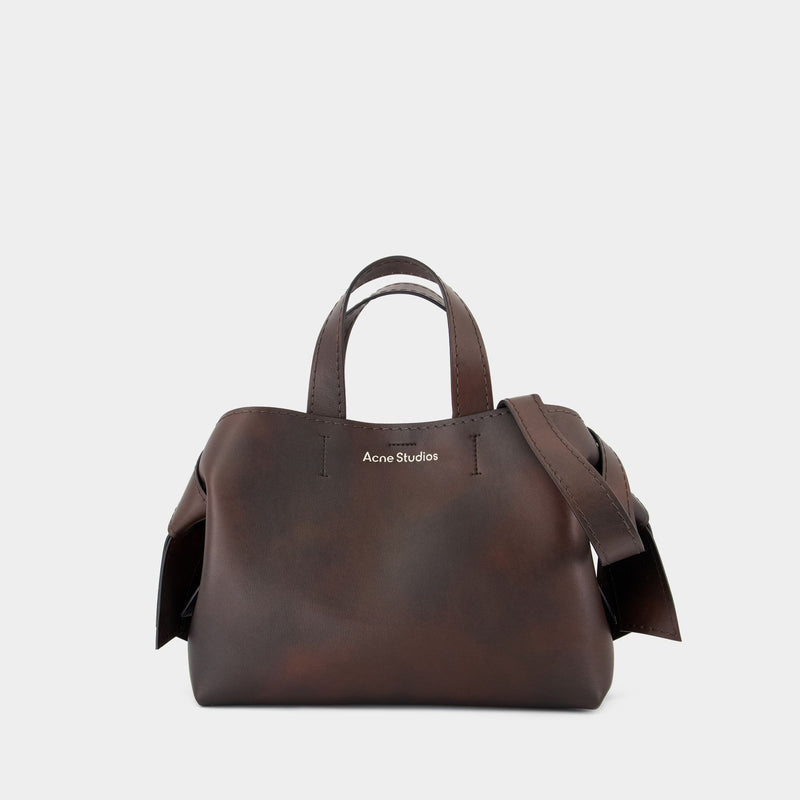 Cabas Musubi New Aged R - Acne Studios - Cuir - Marron