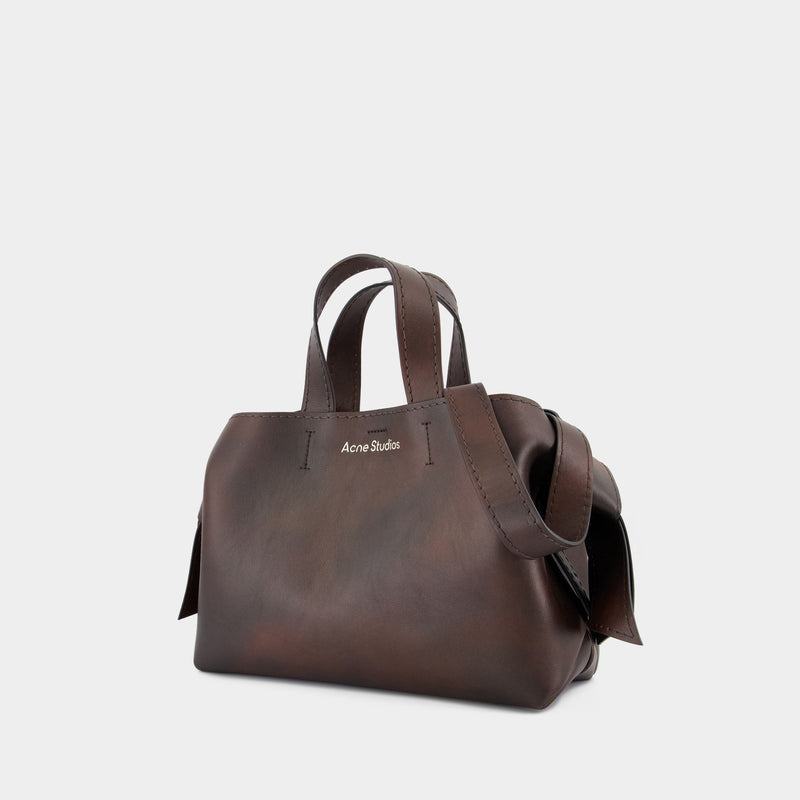 Cabas Musubi New Aged R - Acne Studios - Cuir - Marron