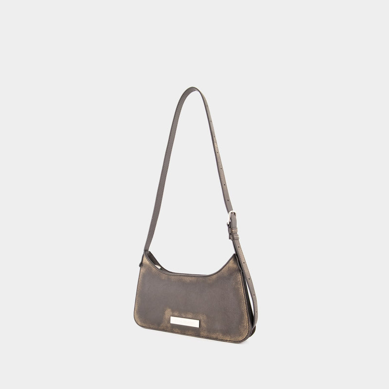 Sac Porté Épaule Platt Mini - Acne Studios - Cuir - Marron