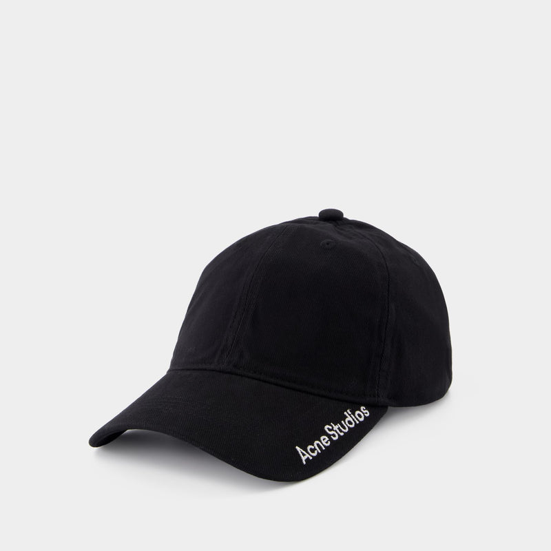 Casquette Carliy - Acne Studios - Coton - Noir