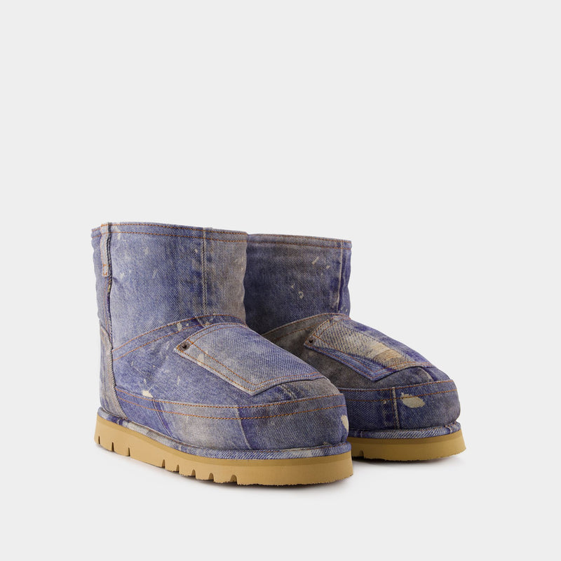 Bottines - Acne Studios - Cuir - Bleu