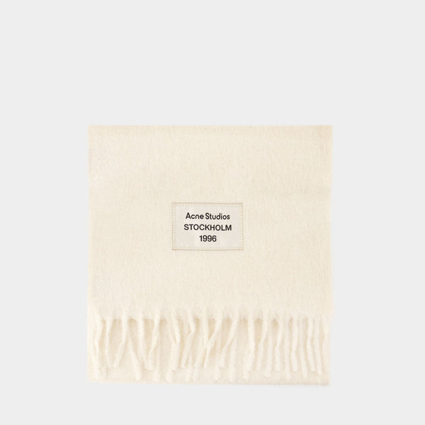 Écharpe Fn Ux Scar000401 - Acne Studios - Laine - Blanc