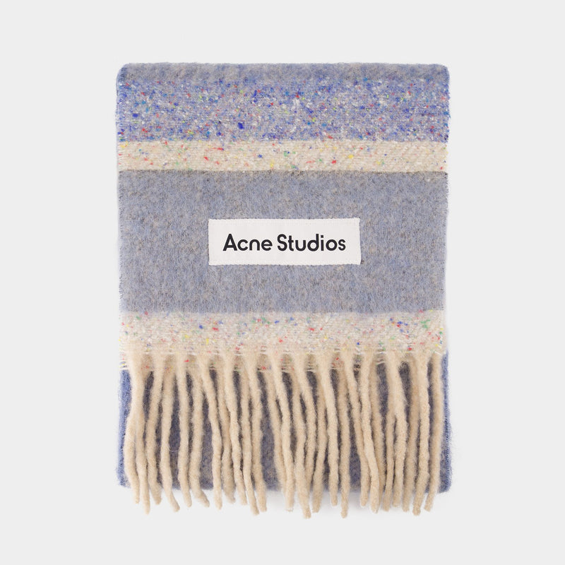 Écharpe Fn Ux Scar000400 - Acne Studios - Laine - Bleu