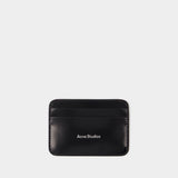 Porte-Carte - Acne Studios - Cuir - Noir