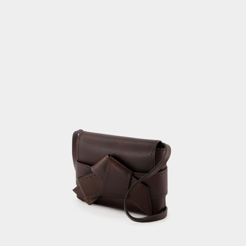 Sac À Main Mini Musubi - Acne Studios - Cuir - Marron