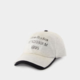 Casquette Carliy 1996 - Acne Studios - Coton - Blanc