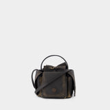 Sac À Bandoulière Multipocket Mini Vintage - Acne Studios - Cuir - Marron