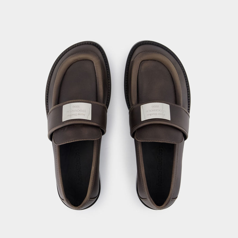 Mocassins Bargot Sludge - Acne Studios - Nylon - Marron