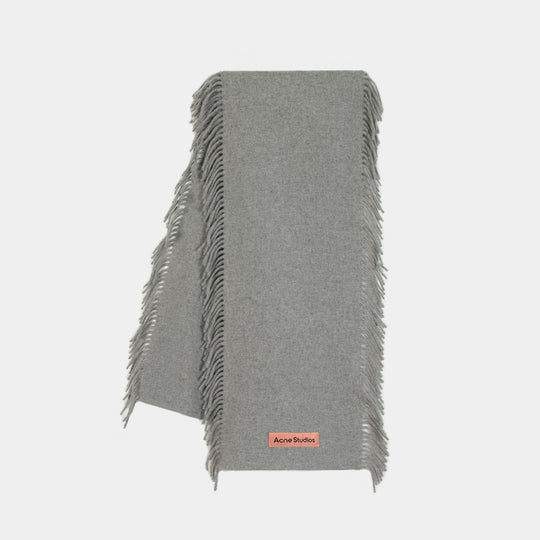 Écharpe Fn Ux Scar000429 - Acne Studios - Laine - Gris