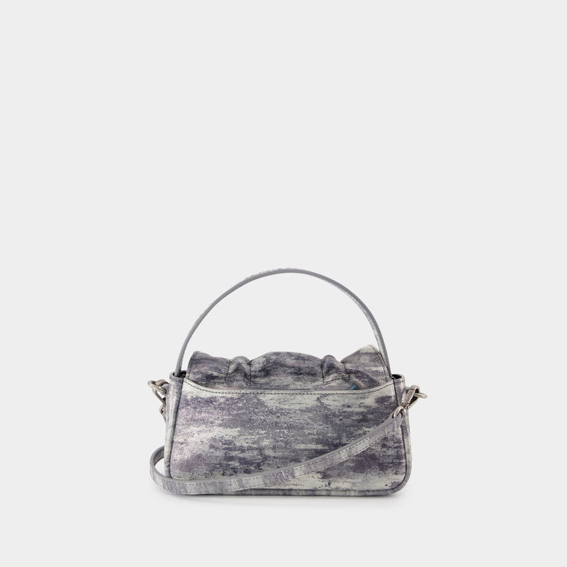 Sac À Bandoulière Micro Dirty Snow - Acne Studios - Cuir - Gris