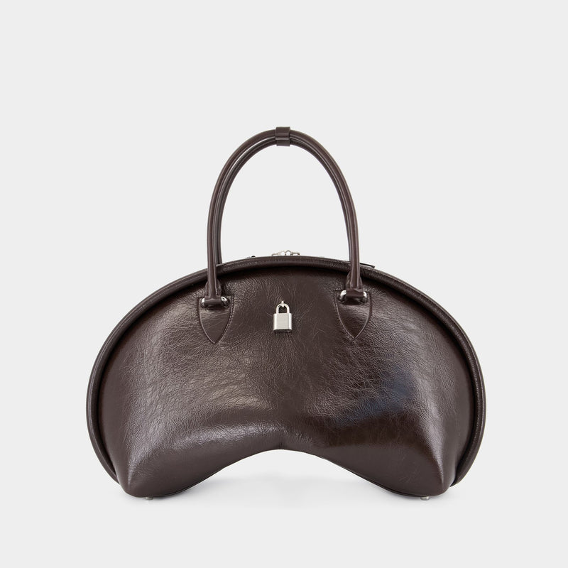 Sac Porté Épaule Bowlina - Acne Studios - Cuir - Marron